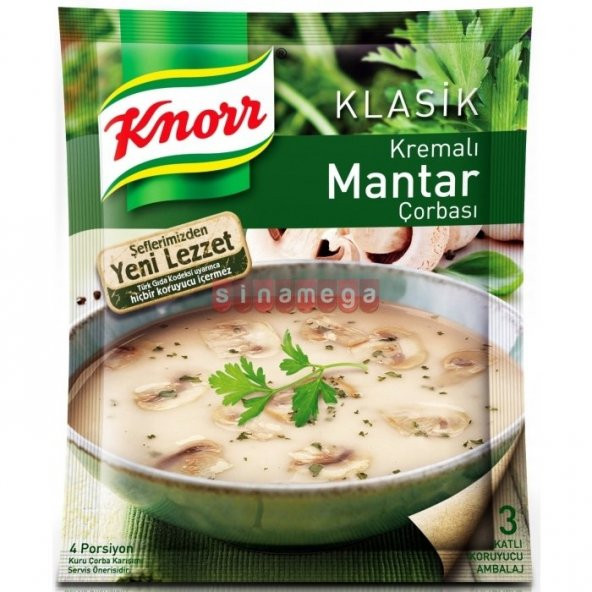 Knorr Çorba Kremalı Mantar Çorba - 12Li Paket