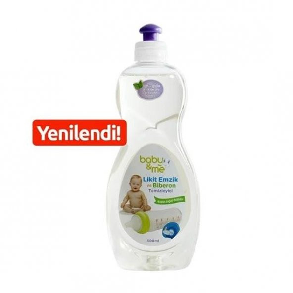 Baby&Me Likit Emzik Biberon Temizleyici 500 Ml - 2