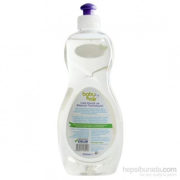 Baby&Me Likit Emzik Biberon Temizleyici 500 Ml - 3