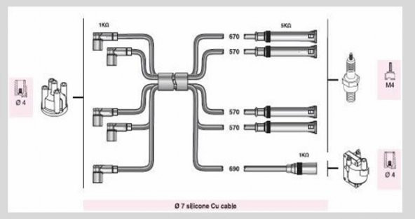 Bmw 316 Buji Kablosu Autoline Marka