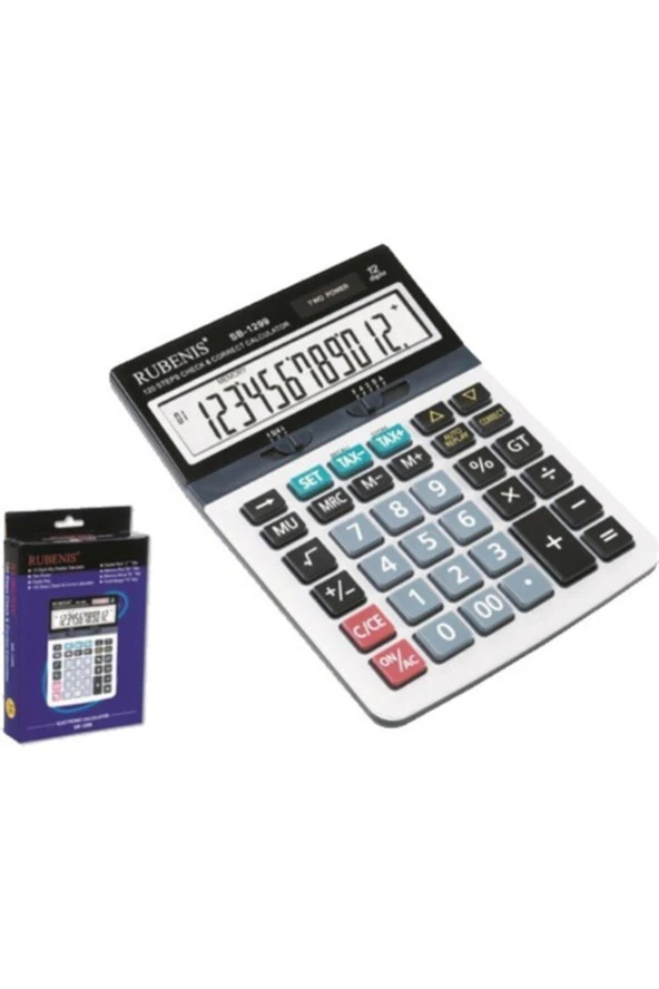 Rubenis Hesap Makinası Masa Üstü 12 Hane SB-1299