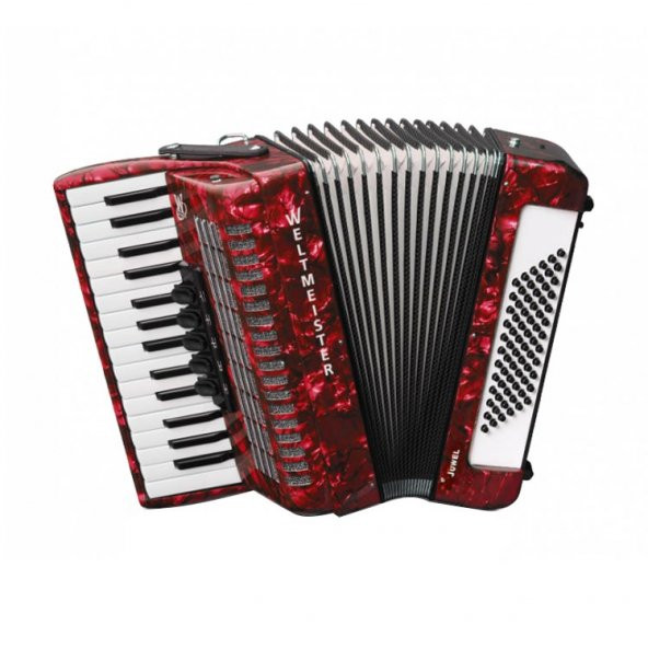 Akordiyon Weltmeister Juwel 30/72/III/5 Kırmızı 01010099