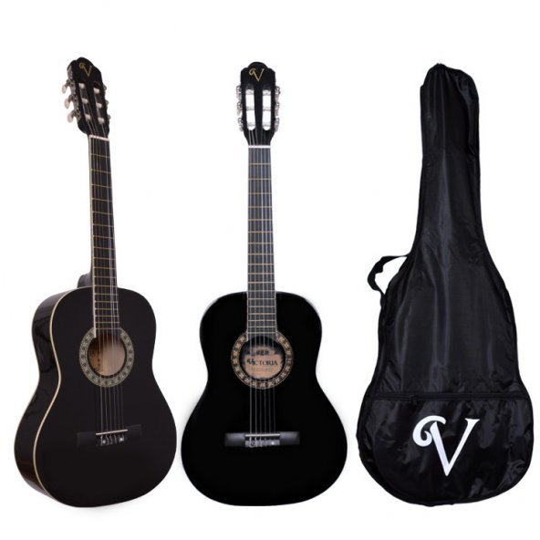 Victoria Klasik Gitar Seti Kılıf ve Pena Hediyeli 3/4 CG160BK