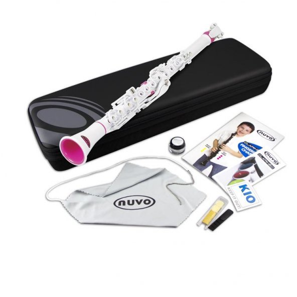 Klarnet Başlangıç Seti Nuvo Beyaz/Pembe N100CLPK Clarineo