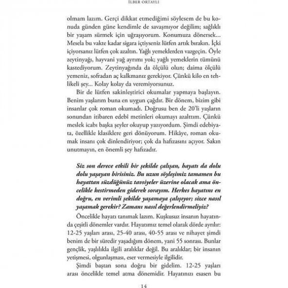 Bir Ömür Nasıl Yaşanır - İlber Ortaylı - 3