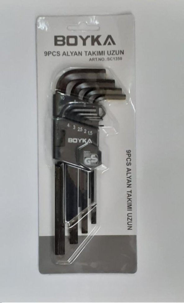 Boyka 9 Parça Düz Uzun Alyan Takımı Allen - Resim 3