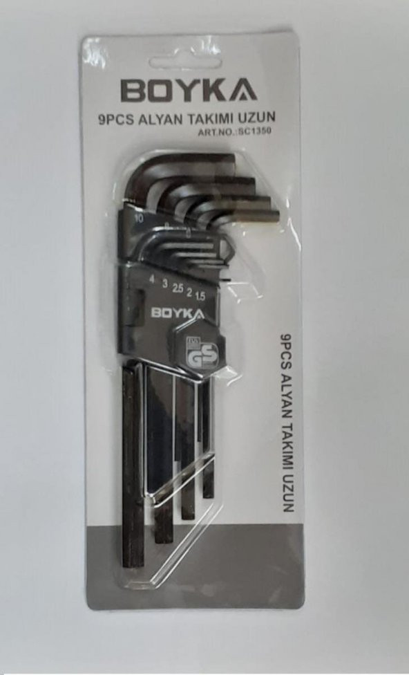 Boyka 9 Parça Düz Uzun Alyan Takımı Allen - Resim 4