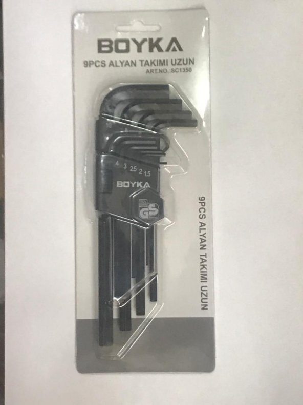 Boyka 9 Parça Düz Uzun Alyan Takımı Allen - Resim 6