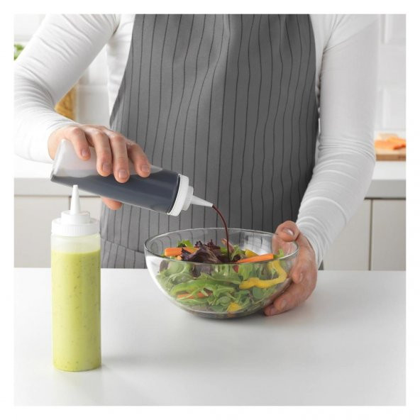 IKEA Grilltider Şeffaf Sos Şişesi 2 Adet - 330 ml - 2