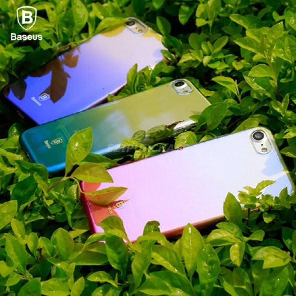 Ceponya Apple iPhone 7 Baseus Renk Geçişli Glaze Case Kılıf - 9