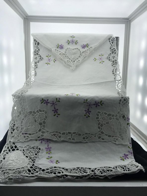 16 parça BEYAZ İŞ salon takımı - 3