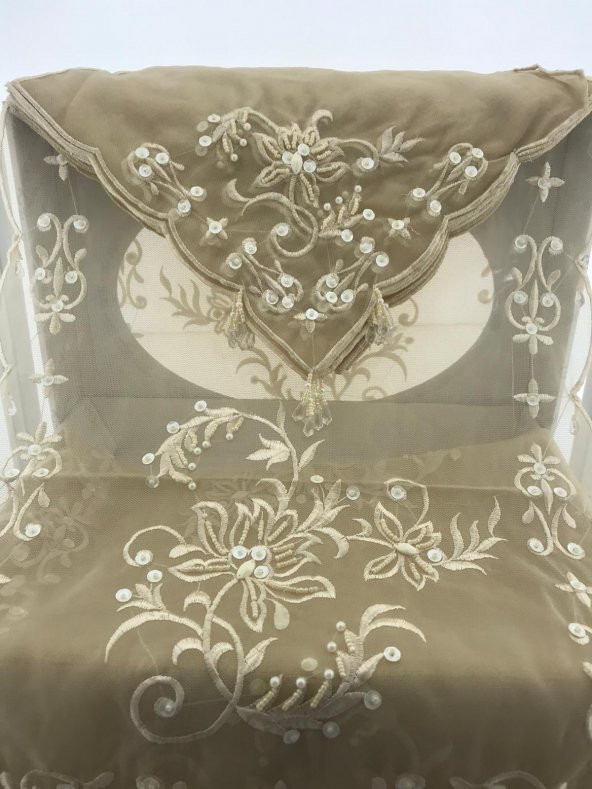 Boncuklu salon takımı 16 parça - 2