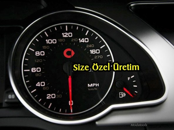 3 Adet Smart Oto Sticker Çıkartma Hız Göstergesi İçin - Kırmızı - 1