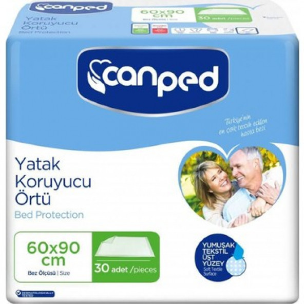 Canped Yatak Koruyucu Örtü 60x90 30'lu Paket