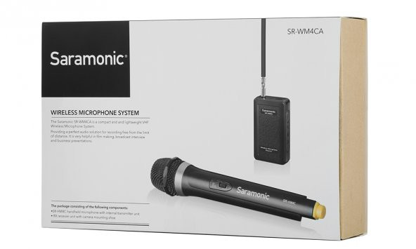Saramonic SR-WM4CA Kablosuz Wireless El Mikrofonu Microphone