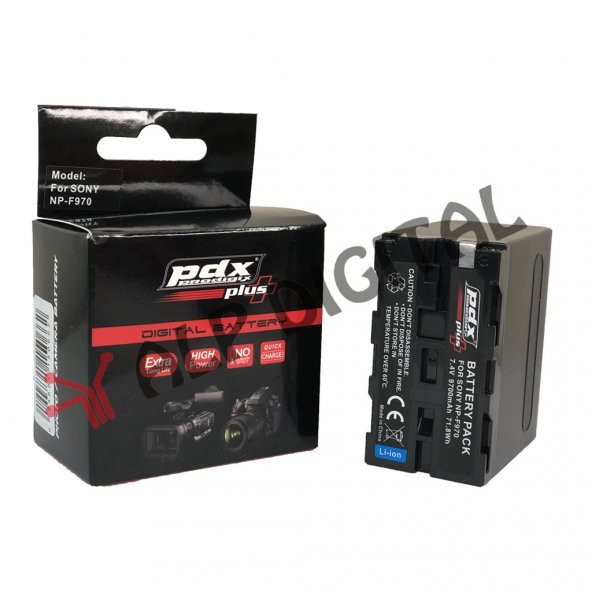 Pdx Sony NP-F970 Batarya Pil - 9700mAh-TRV900, VX2000, VX2100