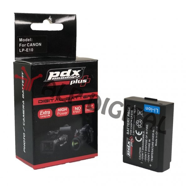 Pdx Canon LP-E10 Batarya Pil - 1700mAh-2000D, 4000D - 1