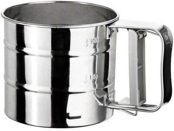 Paslanmaz Değirmenli Un Eleği Pratik Basmalı - 4