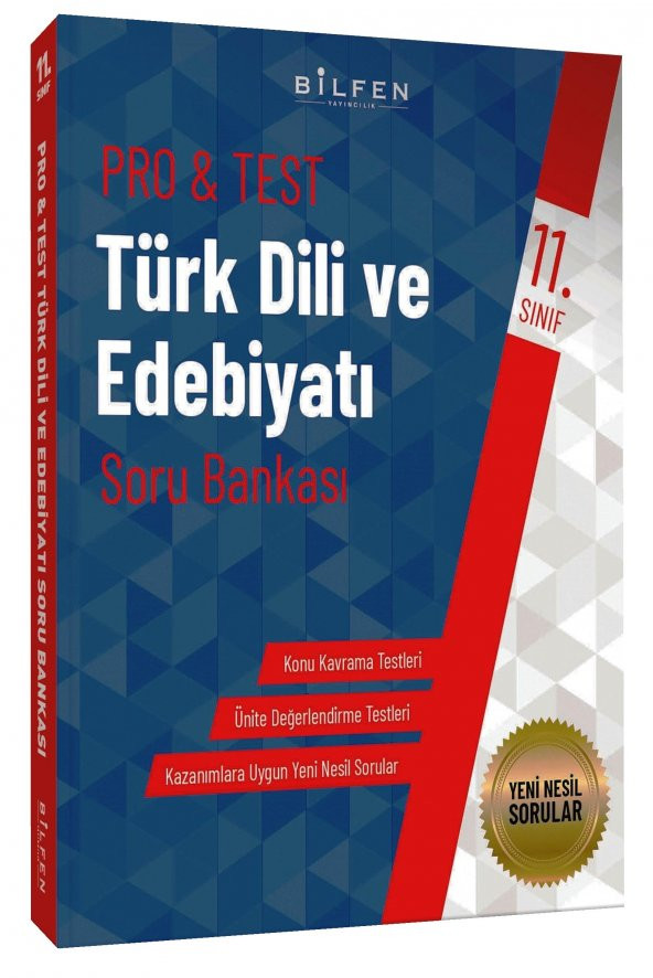 Bilfen 11. Sınıf Pro Test Türk Dili ve Edebiyatı Soru Bankası