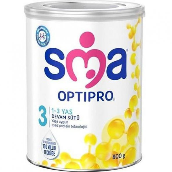 SMA Optipro 3 800 Gr 1-3 Yaş Devam Sütü