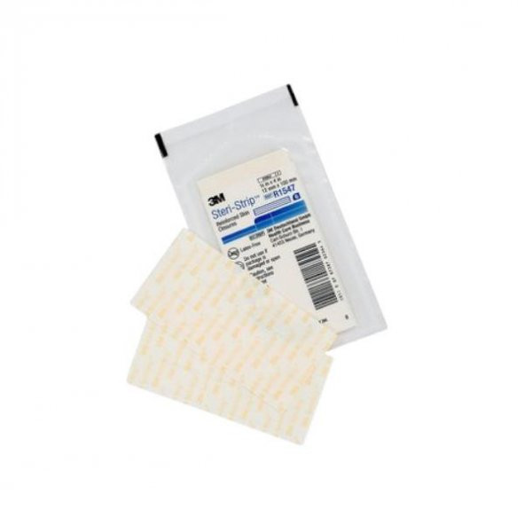 Yara Dikiş Bandı 3M Steri-Strip R1547 Beyaz 12x100mm - 1