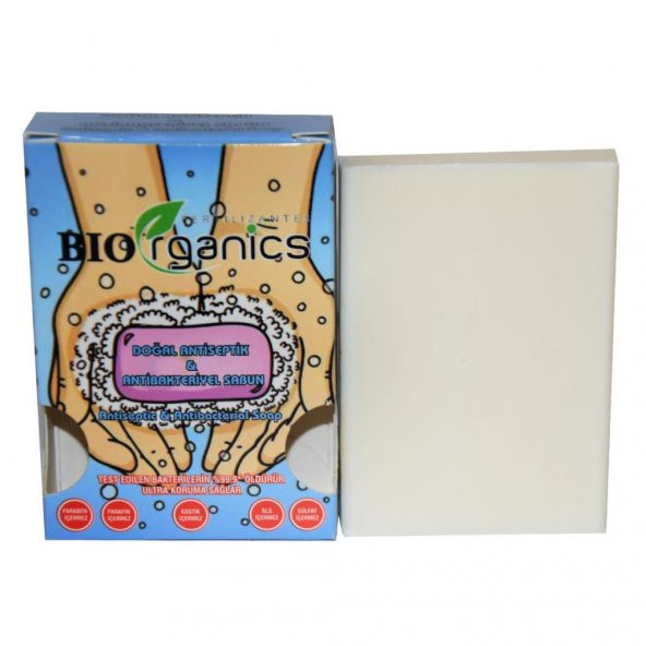 Biorganics Kostiksiz Doğal Antiseptik Antibakteriyel Sabun 100GR