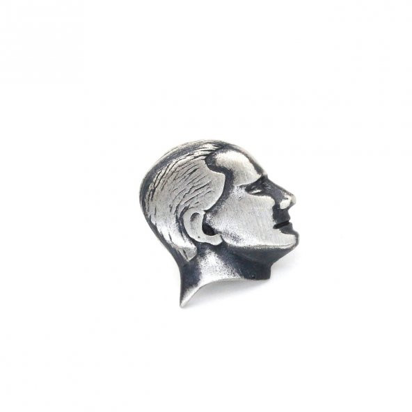 Atatürk Silüeti Gümüş Broş