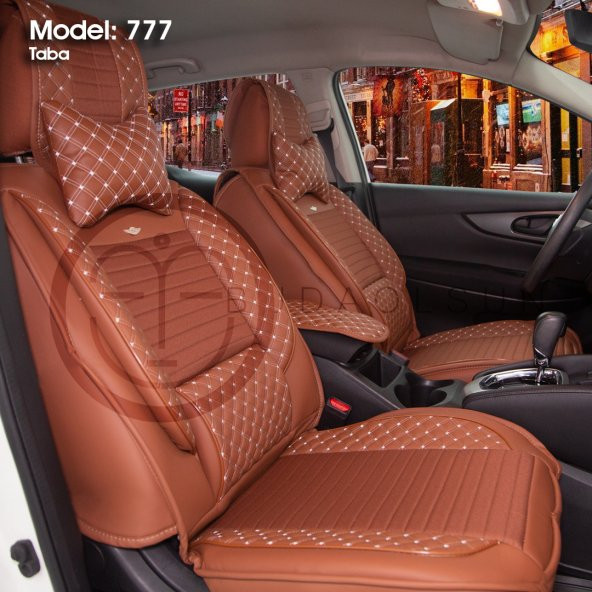 Stil Lüks Oto Koltuk Kılıfı Ön&Arka Takım Airbag Uyumlu - 2