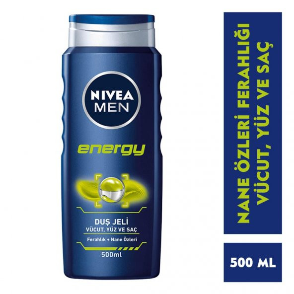 Nivea Men Energy Saç ve Vücut Şampuanı 500ml