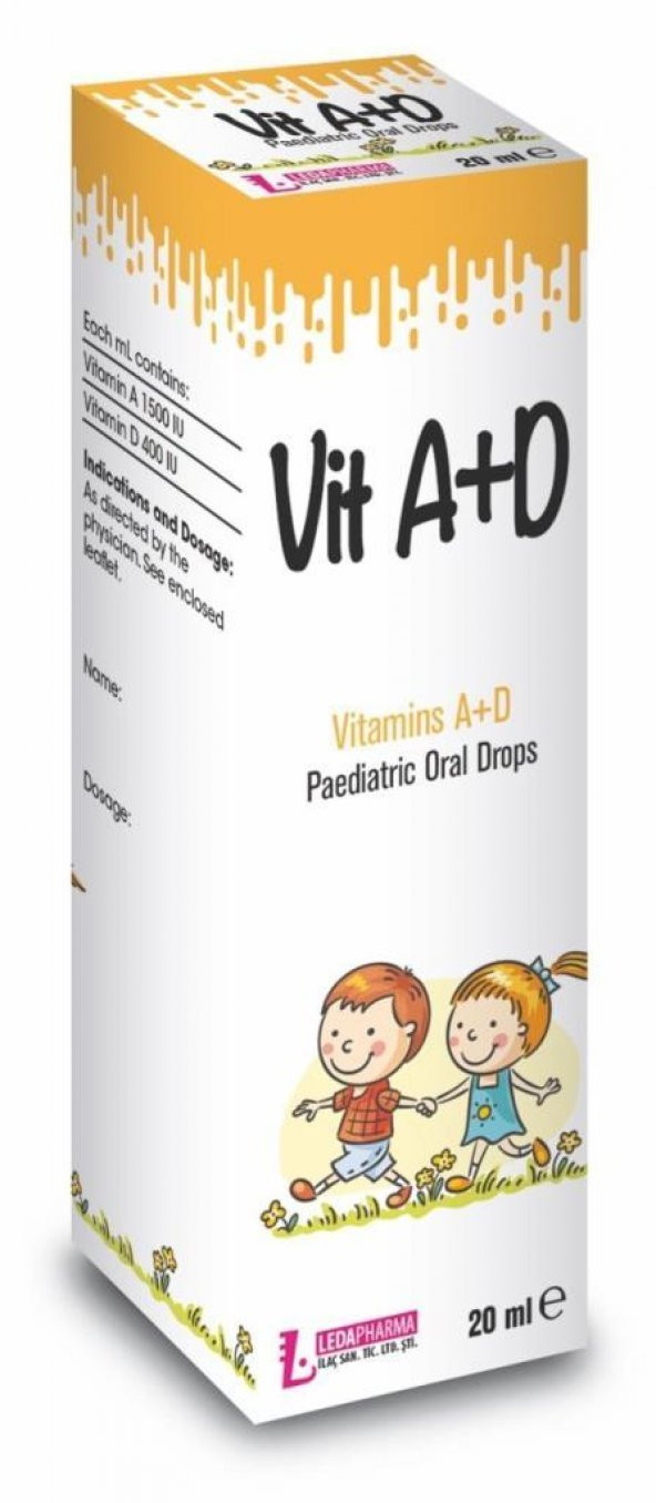 Ledavit Vit A+D (A ve D Vitamini İçeren) Damla 20 ml