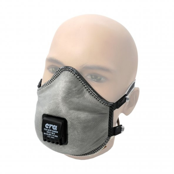 N95 Maske ERA 7210 FFP2 Karbon Ventilli 3 Adet