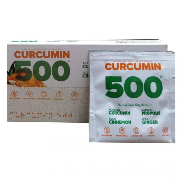 Curcumin 500 Herbal Food Altın Yoğurt Kürü 10 Şase X 6 Gr