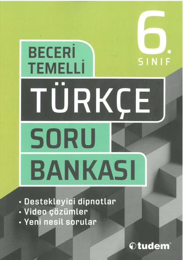 Tudem 6.Sınıf Türkçe Beceri Temelli Soru Bankası