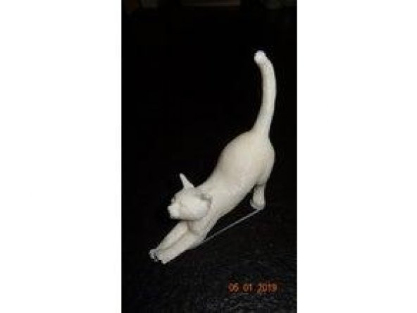 Esneyen Kedi Dekoratif Biblo Dekor Hediyelik Süs Eşyası Masaüstü - 9