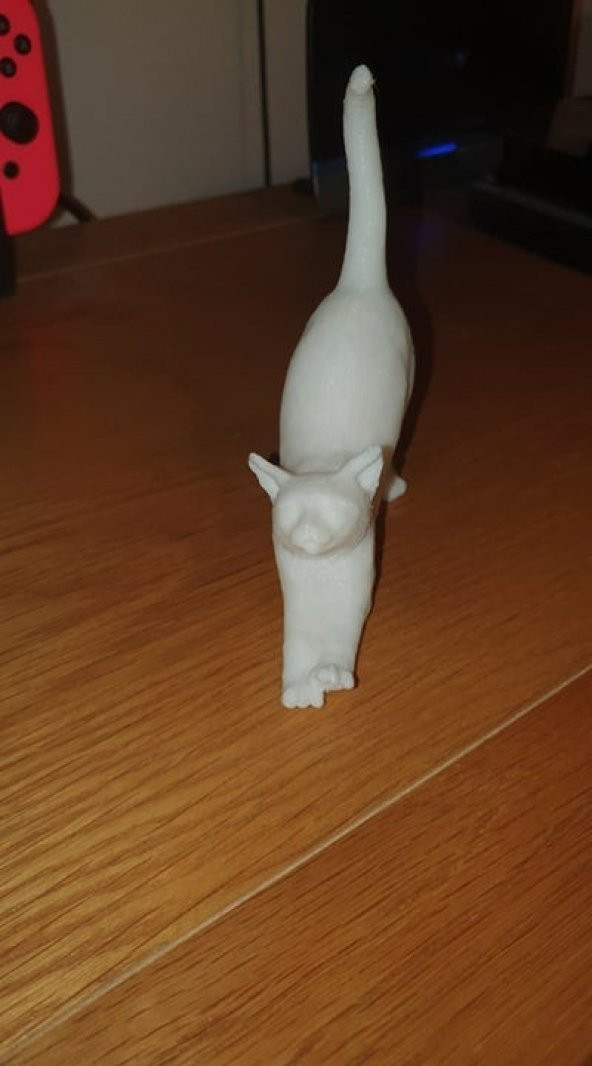 Esneyen Kedi Dekoratif Biblo Dekor Hediyelik Süs Eşyası Masaüstü - 11