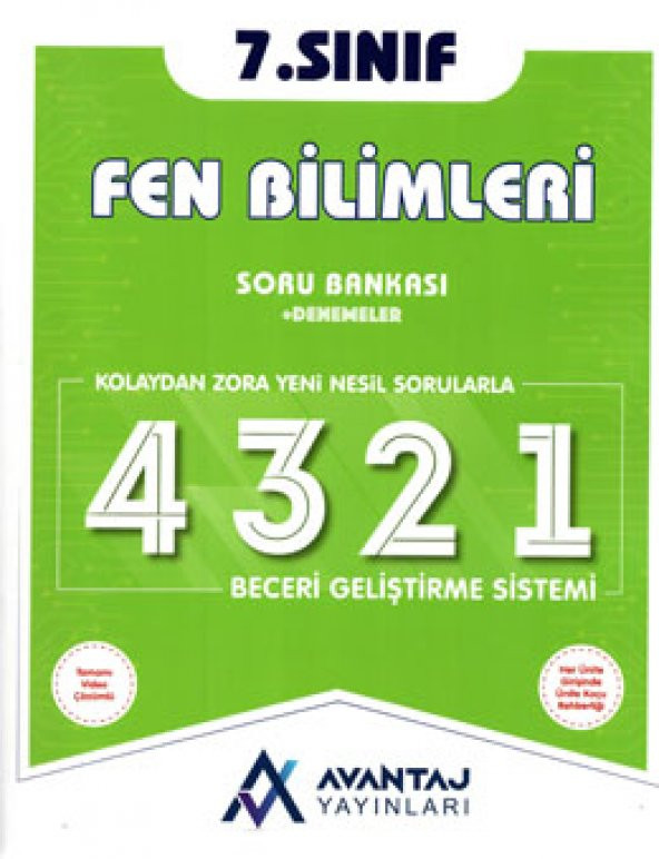Avantaj 7. Sınıf Fen Bilimleri Soru Bankası + Denemeler
