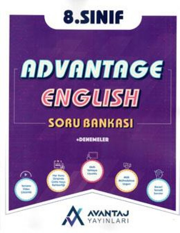 Avantaj 8. Sınıf İngilizce Soru Bankası + Denemeler