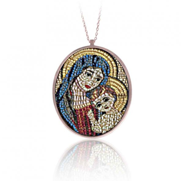 Meryem Ana Kolye Mozaik Taşlı, Gümüş