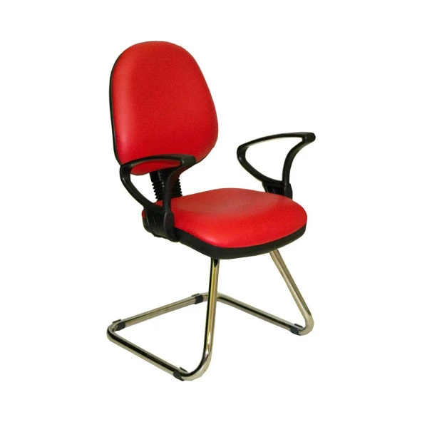 Türksit Kozmo Şef Bekleme Koltuğu Z Ayak Kirmizi