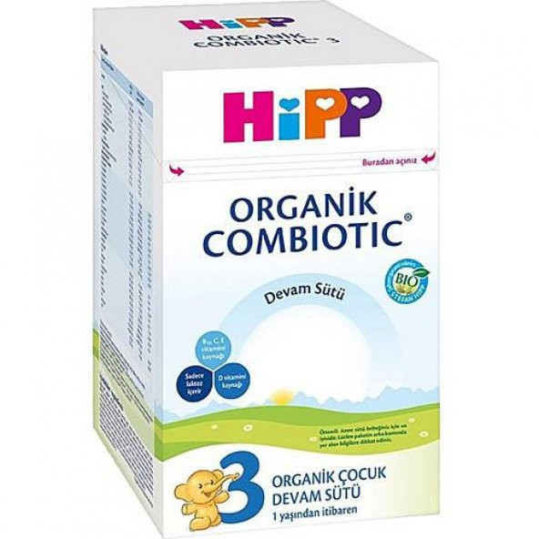 HiPP 3 Organik Combiotic Bebek Sütü 800 gr