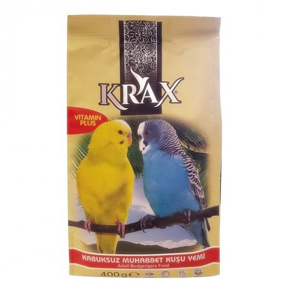 Krax Kabuksuz Muhabbet Kuşu Yemi 400 Gr - 1