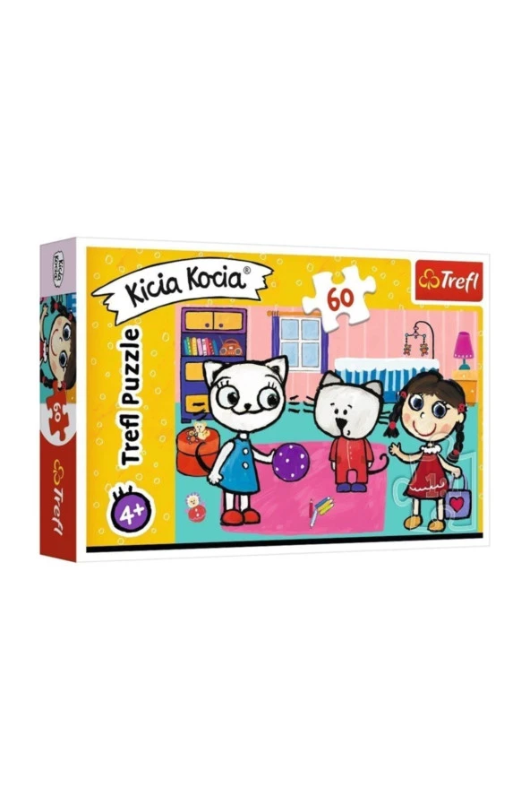 Trefl Kitty Cat With Friends 60 Parça Çocuk Puzzle
