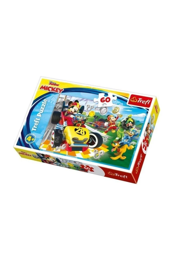 Trefl Çocuk Puzzle Rally with Friends Disney Mickey and the 60 Parça Puzzle