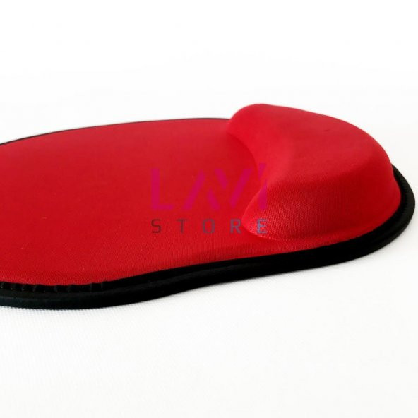 Bilek Destekli Mousepad Kaydırmaz Taban Bileklikli Mouse Pad Altlık 3 Farklı Renk - 3