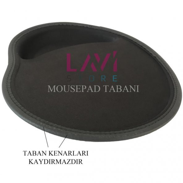 Bilek Destekli Mousepad Kaydırmaz Taban Bileklikli Mouse Pad Altlık 3 Farklı Renk - 4