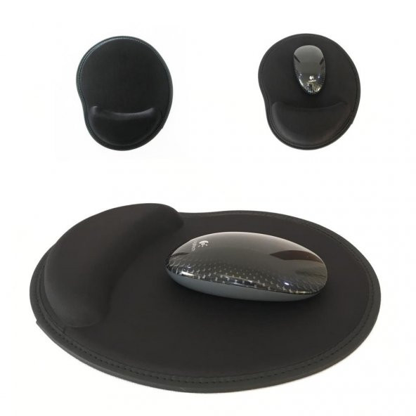 Bilek Destekli Mousepad Kaydırmaz Taban Bileklikli Mouse Pad Altlık 3 Farklı Renk - 12