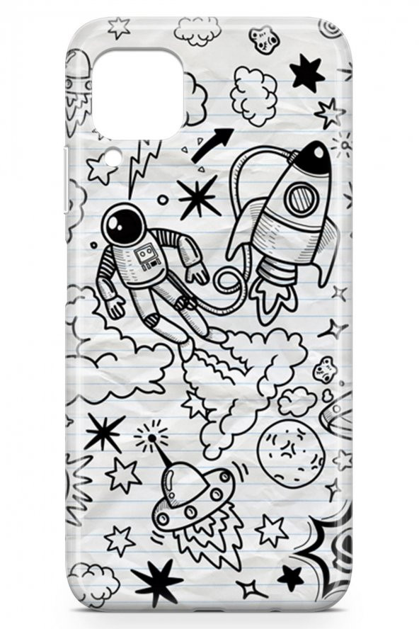 Huawei P40 Lite Kılıf Space Serisi Leila - 3