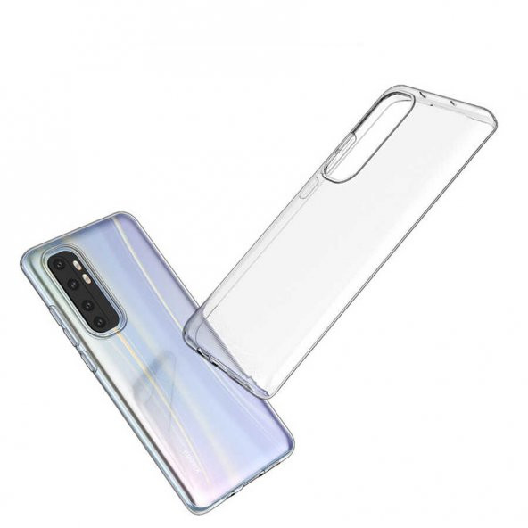 Xiaomi Mi Note 10 Lite Kılıf İnce Esnek Sararmaz Şeffaf Silikon - 2