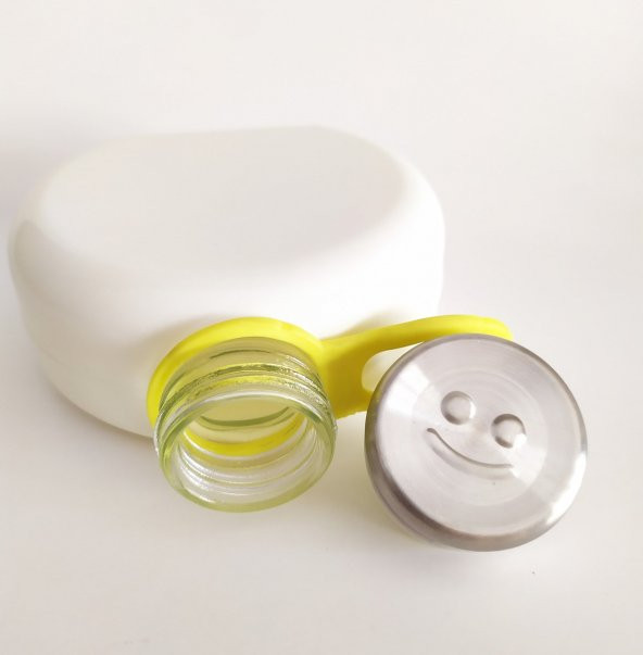 Filamingo Cam Matara My Bottle Borosilikat Cam - 300 Ml (Beyaz) - 2