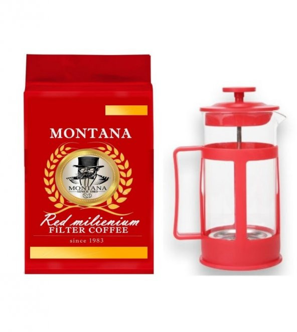 Montana Red Millienium Filtre Kahve 500 Gr. - Epinox French Press